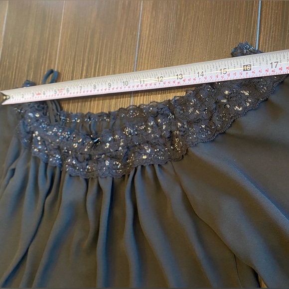 28th and Park Black Long Sleeve Blouse, Small, Never Worn - Picture 5 of 8